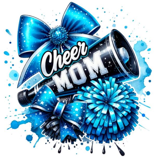 Heat transfers Iron on stickers  cheer mom leading 32 for Tshirts Iron on Decal Patches Stickers Clothes Hat Pillows DIY Crafts