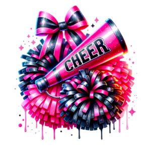 Heat transfers Iron on stickers  cheer mom leading 5 for Tshirts Iron on Decal Patches Stickers Clothes Hat Pillows DIY Crafts
