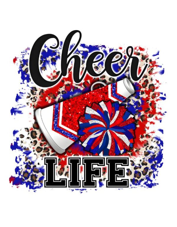Heat transfers Iron on stickers  cheer mom leading 6 for Tshirts Iron on Decal Patches Stickers Clothes Hat Pillows DIY Crafts