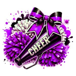 Heat transfers Iron on stickers  cheer mom leading 8 for Tshirts Iron on Decal Patches Stickers Clothes Hat Pillows DIY Crafts