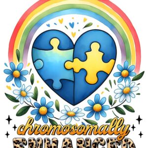Heat transfers Iron on stickers  chromosome 2 for Tshirts Iron on Decal Patches Stickers Clothes Hat Pillows DIY Crafts