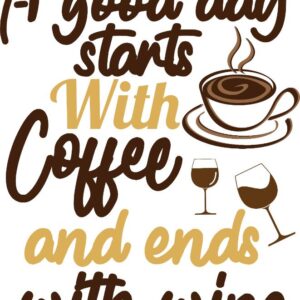 Heat transfers Iron on stickers  coffee 109 for Tshirts Iron on Decal Patches Stickers Clothes Hat Pillows DIY Crafts