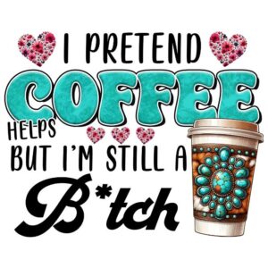 Heat transfers Iron on stickers  coffee 113 for Tshirts Iron on Decal Patches Stickers Clothes Hat Pillows DIY Crafts