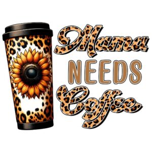 Heat transfers Iron on stickers  coffee 118 for Tshirts Iron on Decal Patches Stickers Clothes Hat Pillows DIY Crafts