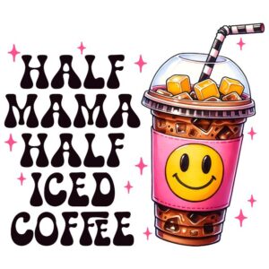 Heat transfers Iron on stickers  coffee 126 for Tshirts Iron on Decal Patches Stickers Clothes Hat Pillows DIY Crafts