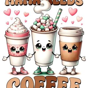 Heat transfers Iron on stickers  coffee 129 for Tshirts Iron on Decal Patches Stickers Clothes Hat Pillows DIY Crafts