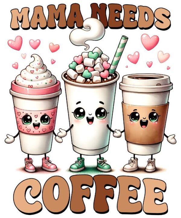 Heat transfers Iron on stickers  coffee 129 for Tshirts Iron on Decal Patches Stickers Clothes Hat Pillows DIY Crafts