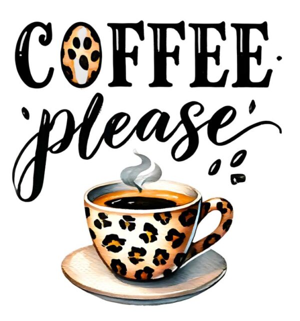 Heat transfers Iron on stickers  coffee 143 for Tshirts Iron on Decal Patches Stickers Clothes Hat Pillows DIY Crafts