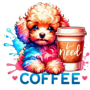 Heat transfers Iron on stickers  coffee 15 for Tshirts Iron on Decal Patches Stickers Clothes Hat Pillows DIY Crafts