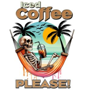 Heat transfers Iron on stickers  coffee 150 for Tshirts Iron on Decal Patches Stickers Clothes Hat Pillows DIY Crafts