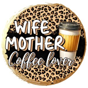 Heat transfers Iron on stickers  coffee 159 for Tshirts Iron on Decal Patches Stickers Clothes Hat Pillows DIY Crafts