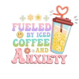 Heat transfers Iron on stickers  coffee 16 for Tshirts Iron on Decal Patches Stickers Clothes Hat Pillows DIY Crafts