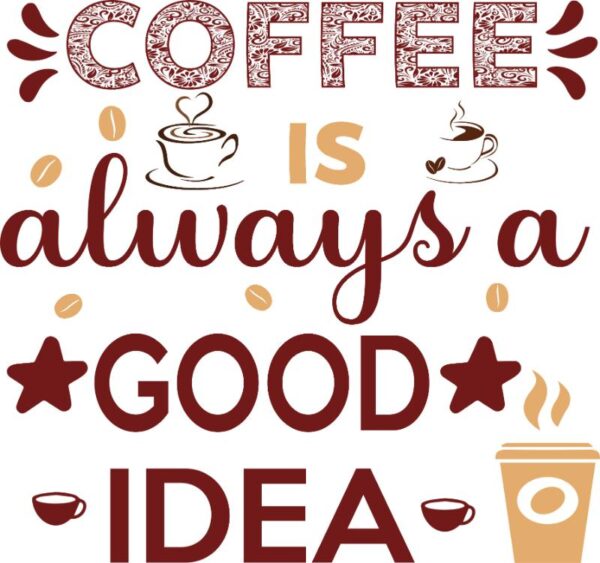 Heat transfers Iron on stickers  coffee 180 for Tshirts Iron on Decal Patches Stickers Clothes Hat Pillows DIY Crafts