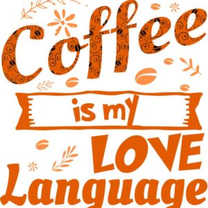 Heat transfers Iron on stickers  coffee 182 for Tshirts Iron on Decal Patches Stickers Clothes Hat Pillows DIY Crafts