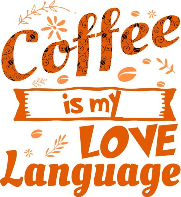 Heat transfers Iron on stickers  coffee 182 for Tshirts Iron on Decal Patches Stickers Clothes Hat Pillows DIY Crafts