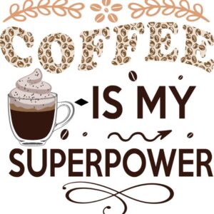 Heat transfers Iron on stickers  coffee 183 for Tshirts Iron on Decal Patches Stickers Clothes Hat Pillows DIY Crafts