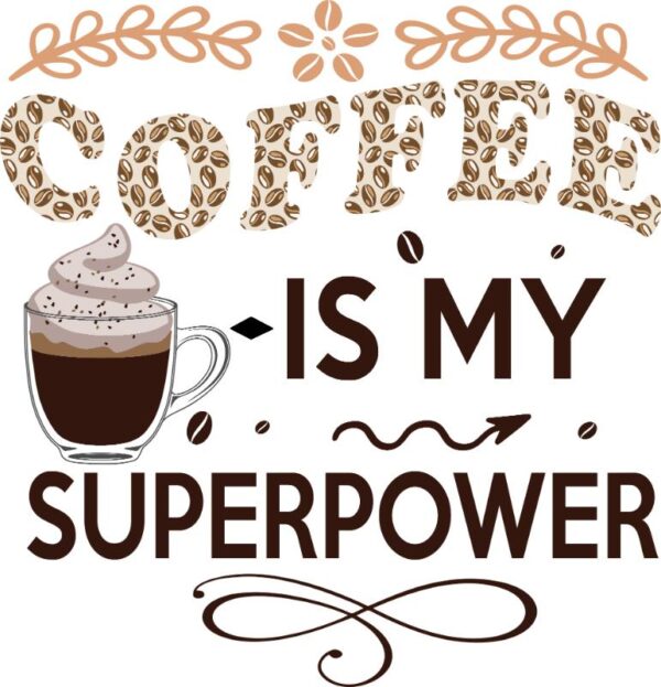 Heat transfers Iron on stickers  coffee 183 for Tshirts Iron on Decal Patches Stickers Clothes Hat Pillows DIY Crafts