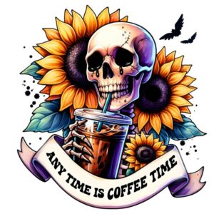 Heat transfers Iron on stickers  coffee 192 for Tshirts Iron on Decal Patches Stickers Clothes Hat Pillows DIY Crafts