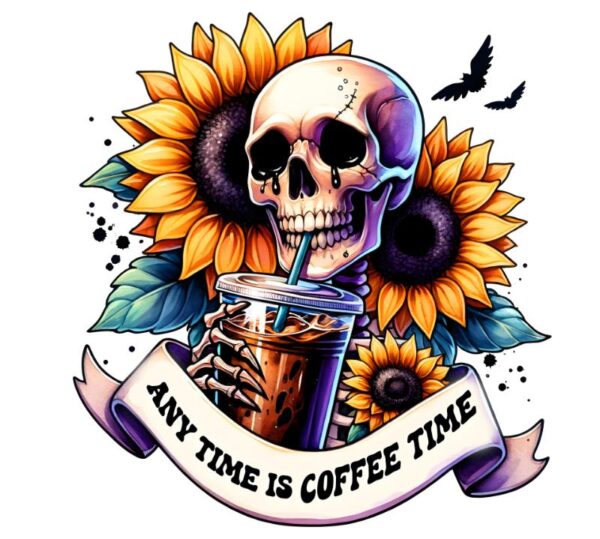 Heat transfers Iron on stickers  coffee 192 for Tshirts Iron on Decal Patches Stickers Clothes Hat Pillows DIY Crafts