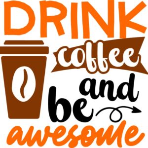 Heat transfers Iron on stickers  coffee 195 for Tshirts Iron on Decal Patches Stickers Clothes Hat Pillows DIY Crafts