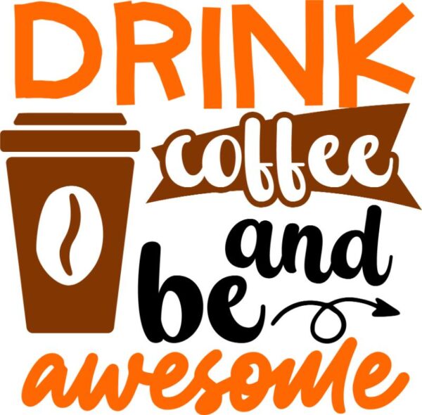 Heat transfers Iron on stickers  coffee 195 for Tshirts Iron on Decal Patches Stickers Clothes Hat Pillows DIY Crafts