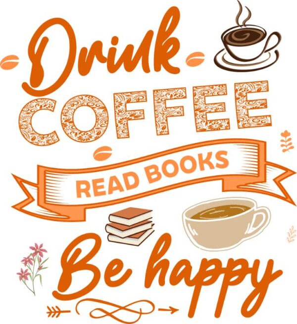 Heat transfers Iron on stickers  coffee 196 for Tshirts Iron on Decal Patches Stickers Clothes Hat Pillows DIY Crafts
