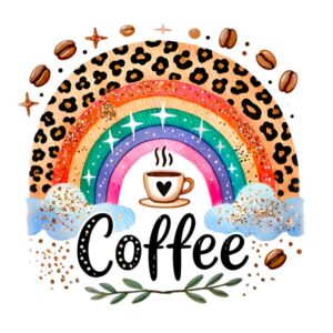 Heat transfers Iron on stickers  coffee 201 for Tshirts Iron on Decal Patches Stickers Clothes Hat Pillows DIY Crafts
