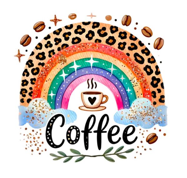 Heat transfers Iron on stickers  coffee 201 for Tshirts Iron on Decal Patches Stickers Clothes Hat Pillows DIY Crafts