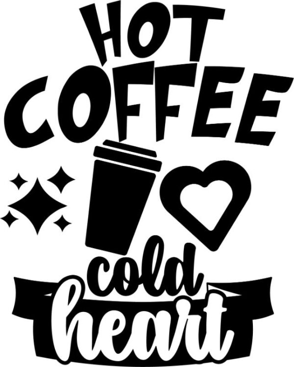 Heat transfers Iron on stickers  coffee 221 for Tshirts Iron on Decal Patches Stickers Clothes Hat Pillows DIY Crafts