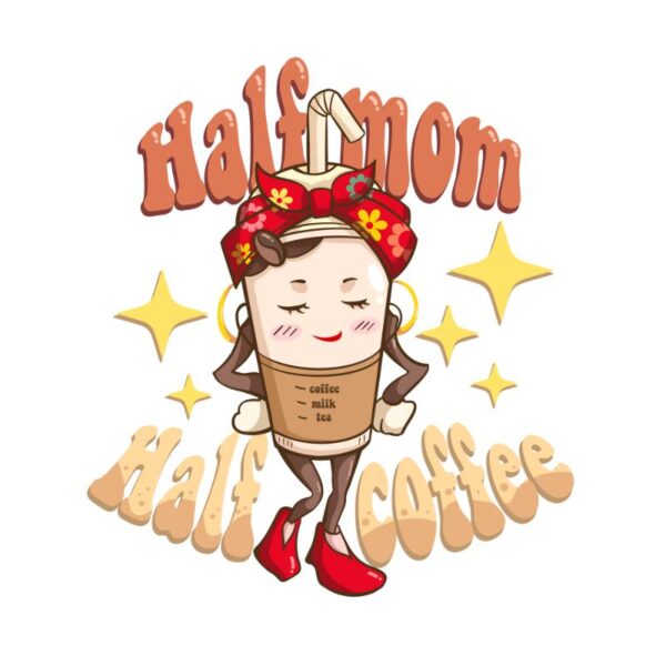 Heat transfers Iron on stickers  coffee 235 for Tshirts Iron on Decal Patches Stickers Clothes Hat Pillows DIY Crafts