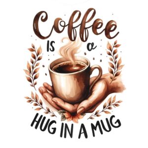 Heat transfers Iron on stickers  coffee 249 for Tshirts Iron on Decal Patches Stickers Clothes Hat Pillows DIY Crafts