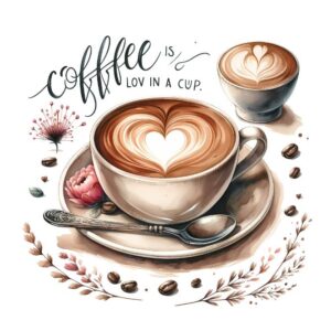 Heat transfers Iron on stickers  coffee 254 for Tshirts Iron on Decal Patches Stickers Clothes Hat Pillows DIY Crafts