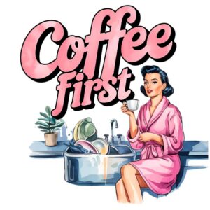 Heat transfers Iron on stickers  coffee 51 for Tshirts Iron on Decal Patches Stickers Clothes Hat Pillows DIY Crafts