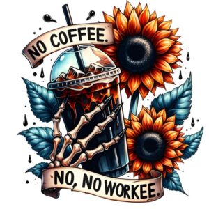 Heat transfers Iron on stickers  coffee 60 for Tshirts Iron on Decal Patches Stickers Clothes Hat Pillows DIY Crafts