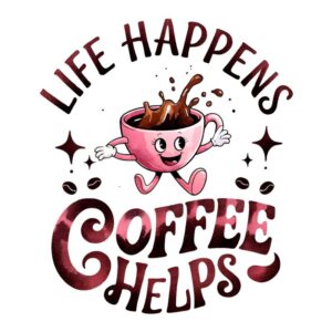 Heat transfers Iron on stickers  coffee 66 for Tshirts Iron on Decal Patches Stickers Clothes Hat Pillows DIY Crafts