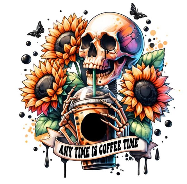 Heat transfers Iron on stickers  coffee 73 for Tshirts Iron on Decal Patches Stickers Clothes Hat Pillows DIY Crafts