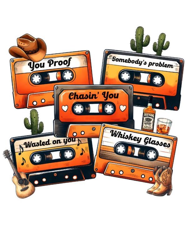 Heat transfers Iron on stickers  country music 1 for Tshirts Iron on Decal Patches Stickers Clothes Hat Pillows DIY Crafts