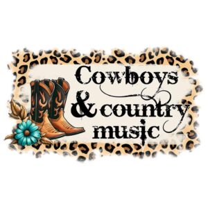 Heat transfers Iron on stickers  country music 87 for Tshirts Iron on Decal Patches Stickers Clothes Hat Pillows DIY Crafts