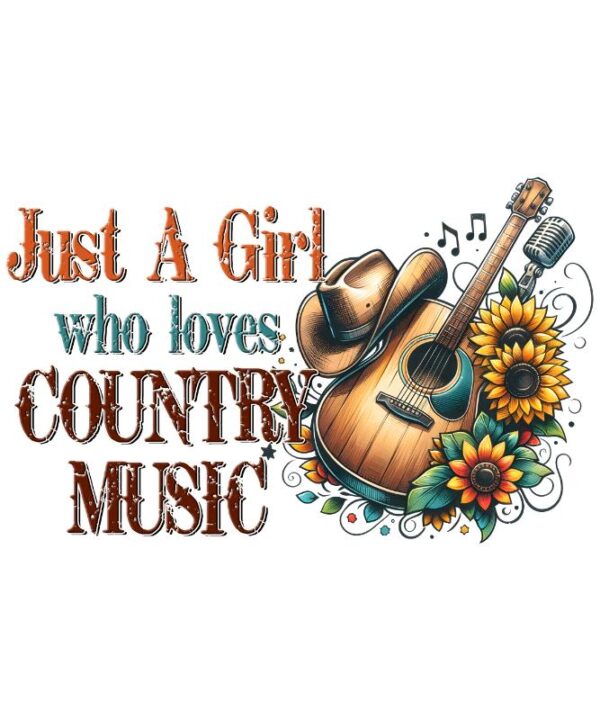 Heat transfers Iron on stickers  country music 89 for Tshirts Iron on Decal Patches Stickers Clothes Hat Pillows DIY Crafts