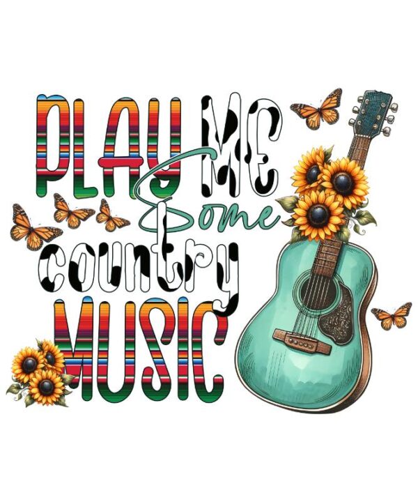 Heat transfers Iron on stickers  country music 92 for Tshirts Iron on Decal Patches Stickers Clothes Hat Pillows DIY Crafts