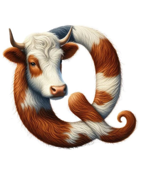 Heat transfers Iron on stickers  cow letter 27 for Tshirts Iron on Decal Patches Stickers Clothes Hat Pillows DIY Crafts