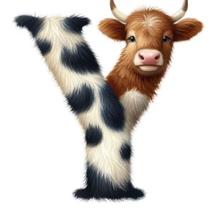 Heat transfers Iron on stickers  cow letter 35 for Tshirts Iron on Decal Patches Stickers Clothes Hat Pillows DIY Crafts