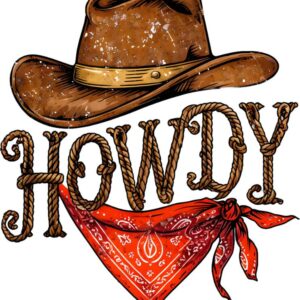 Heat transfers Iron on stickers  cowgirl 114 for Tshirts Iron on Decal Patches Stickers Clothes Hat Pillows DIY Crafts