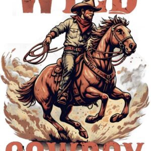 Heat transfers Iron on stickers  cowgirl 117 for Tshirts Iron on Decal Patches Stickers Clothes Hat Pillows DIY Crafts