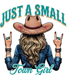 Heat transfers Iron on stickers  cowgirl 122 for Tshirts Iron on Decal Patches Stickers Clothes Hat Pillows DIY Crafts
