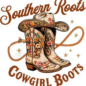 Heat transfers Iron on stickers  cowgirl 135 for Tshirts Iron on Decal Patches Stickers Clothes Hat Pillows DIY Crafts
