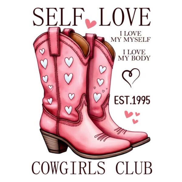 Heat transfers Iron on stickers  cowgirl 143 for Tshirts Iron on Decal Patches Stickers Clothes Hat Pillows DIY Crafts