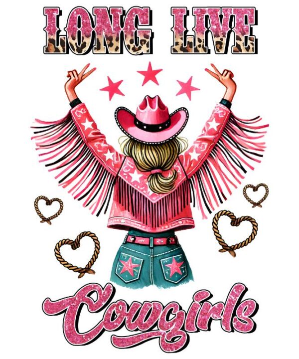 Heat transfers Iron on stickers  cowgirl 15 for Tshirts Iron on Decal Patches Stickers Clothes Hat Pillows DIY Crafts