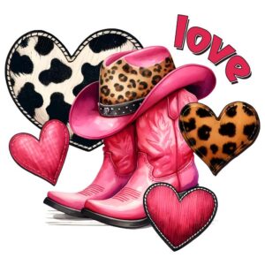 Heat transfers Iron on stickers  cowgirl 18 for Tshirts Iron on Decal Patches Stickers Clothes Hat Pillows DIY Crafts