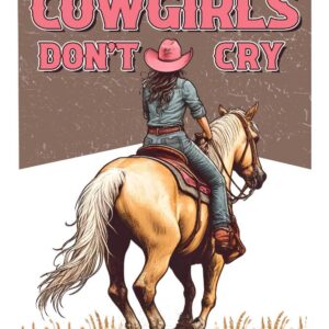 Heat transfers Iron on stickers  cowgirl 19 for Tshirts Iron on Decal Patches Stickers Clothes Hat Pillows DIY Crafts